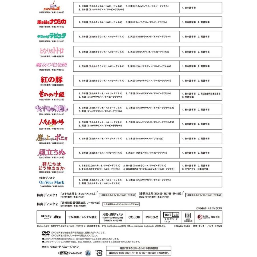 宮崎駿監督作品集 増補版[DVD]15枚組 : PC style - 通販 - Yahoo