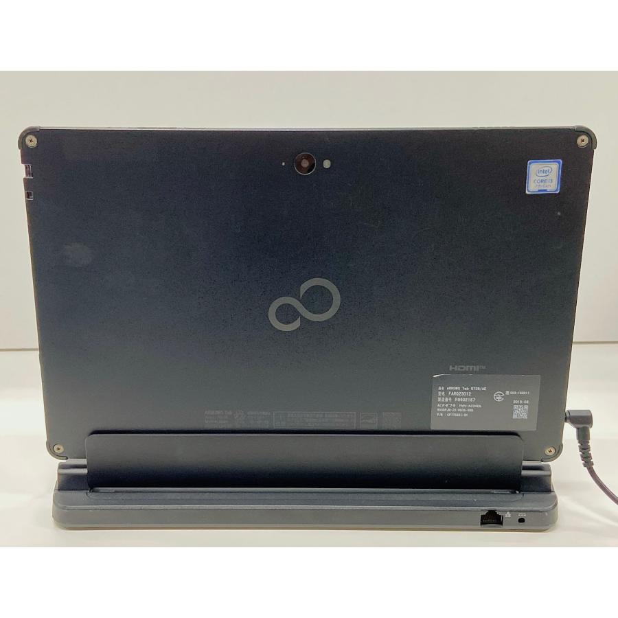 バッテリー不良】FUJITSU ArrowsTab Q738 Core i3 第七世代 メモリ4GB