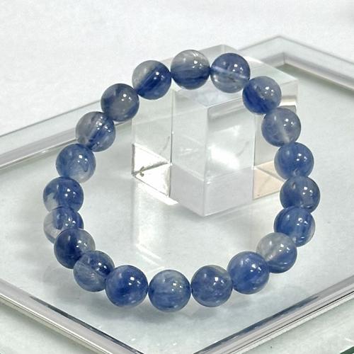 カイヤナイトシリカ ブレスレット カイヤナイト 約9.5ミリ ブラジル産
