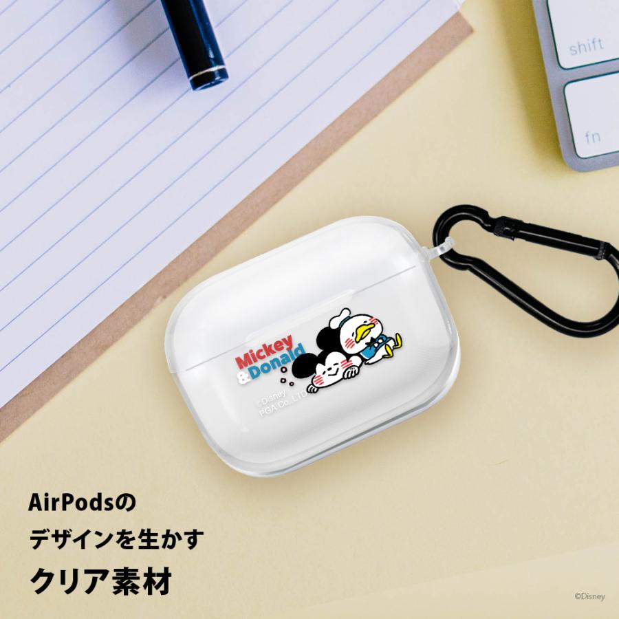 カナヘイ画 AirPods Pro 第1世代 カバー ケース クリア 透明
