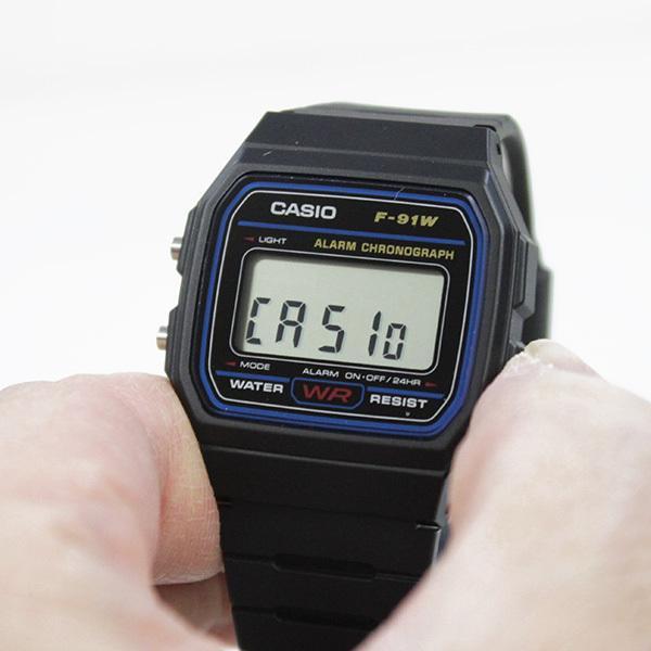CASIO（カシオ） 国内正規保証 “Casio Classic” F-91WB-1AJF ブラック