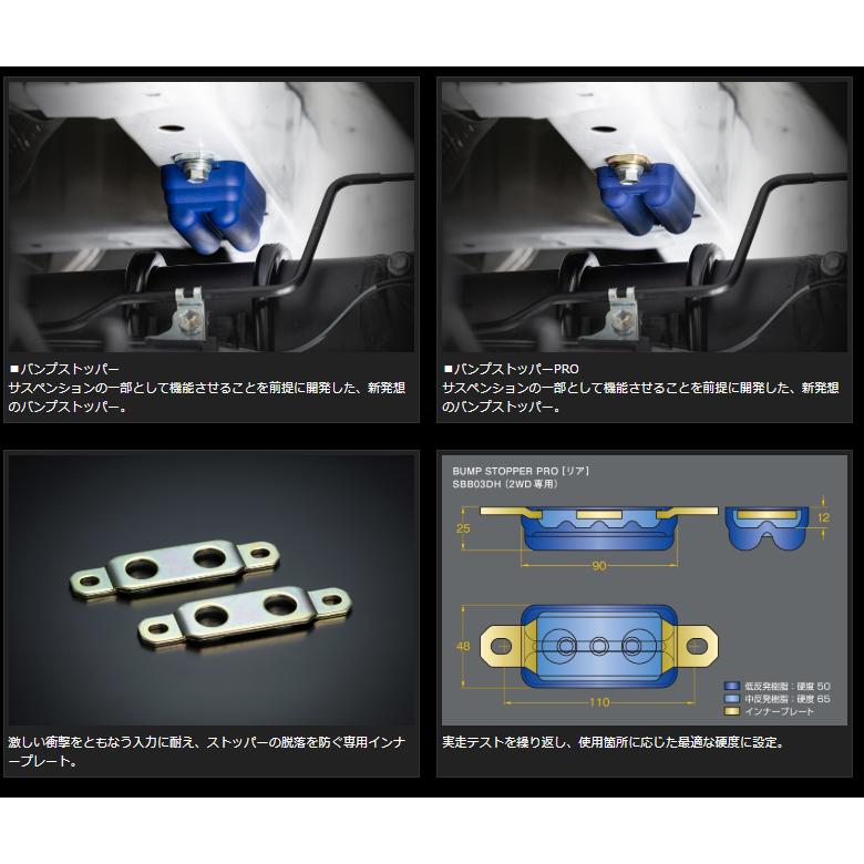 GENB（玄武） ハイエース200系 バンプストッパーPRO リア用 SBB03DH