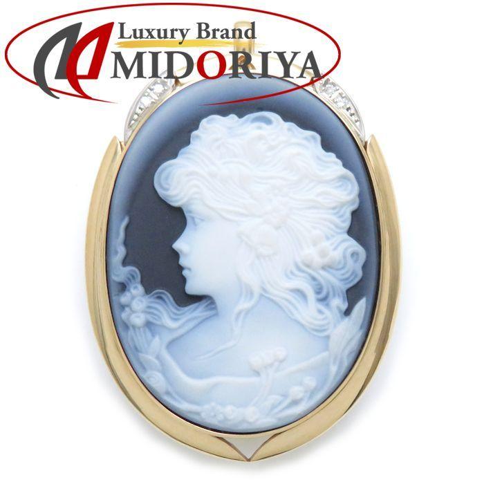 CAMEO（カメオ） ブローチ ペンダントトップ 2WAY 兼用 女性モチーフ