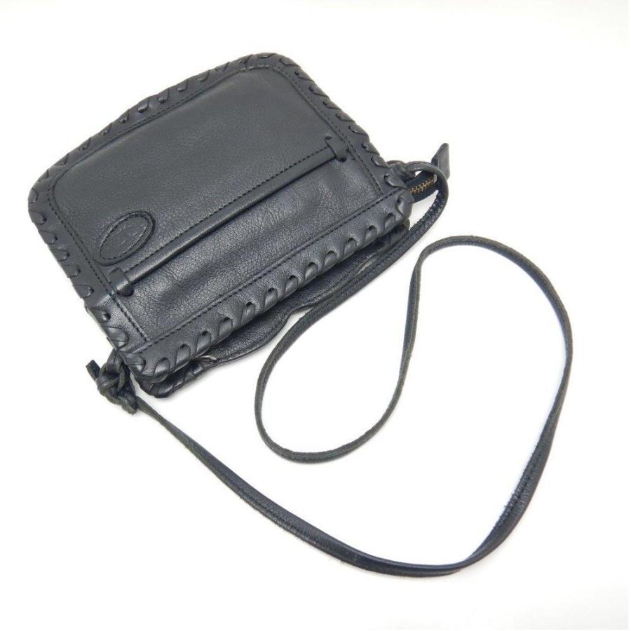 IBIZA（イビサ） ショルダーバッグ レザー 黒 ブラック 豚 pigモチーフ