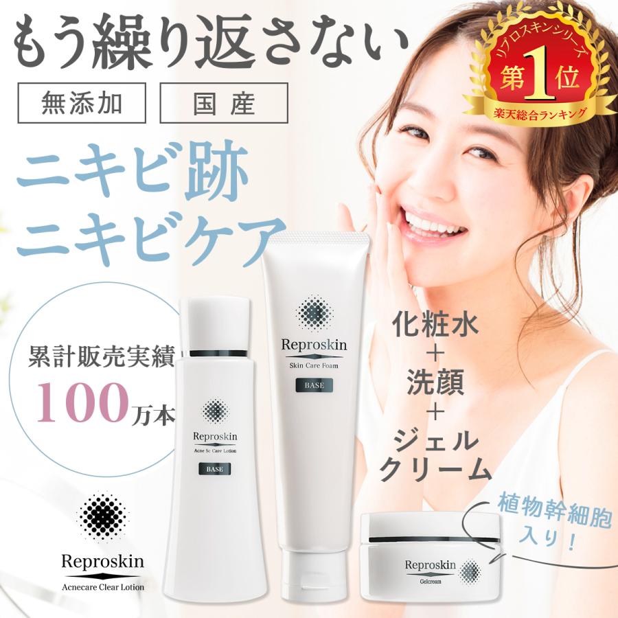 Reproskin スキンケアセット ニキビ 毛穴ケア ニキビケア 保湿