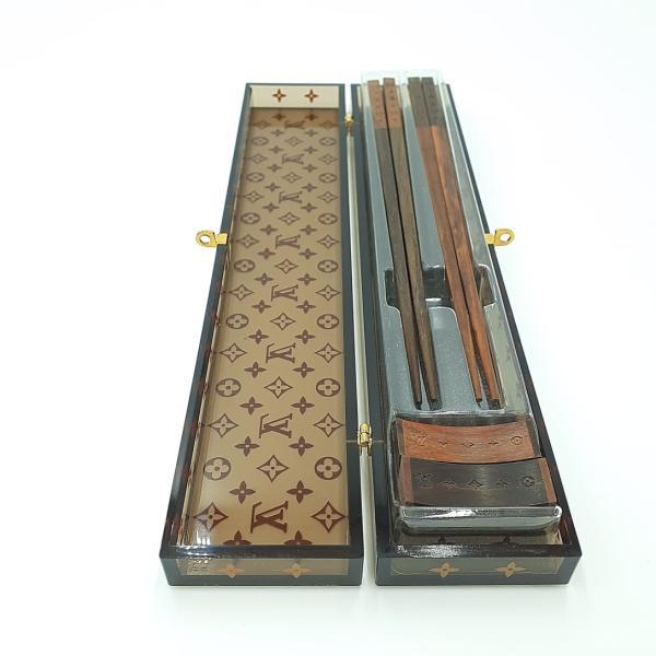 ルイヴィトン ノベルティ チョップスティック 箸2膳セット LOUIS