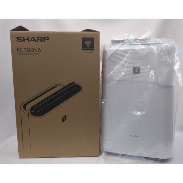 未使用品】SHARP 2024年製 KC-T500Y-W 23畳(38m2) シャープ 加湿空気