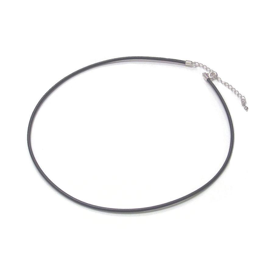 革紐ネックレス 本牛革 2mm 40cm 45cm ブラック ユニセックス SV925製