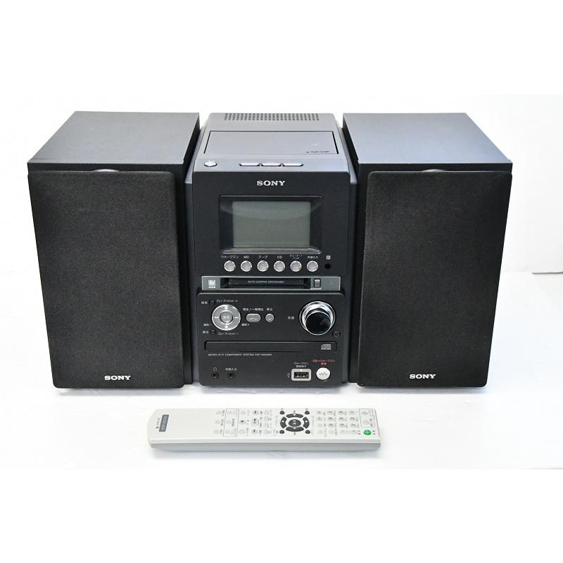 SONY MD/CD/カセット CMT-M35WM 動作良好 BTレシーバー付 SONY MD/CD