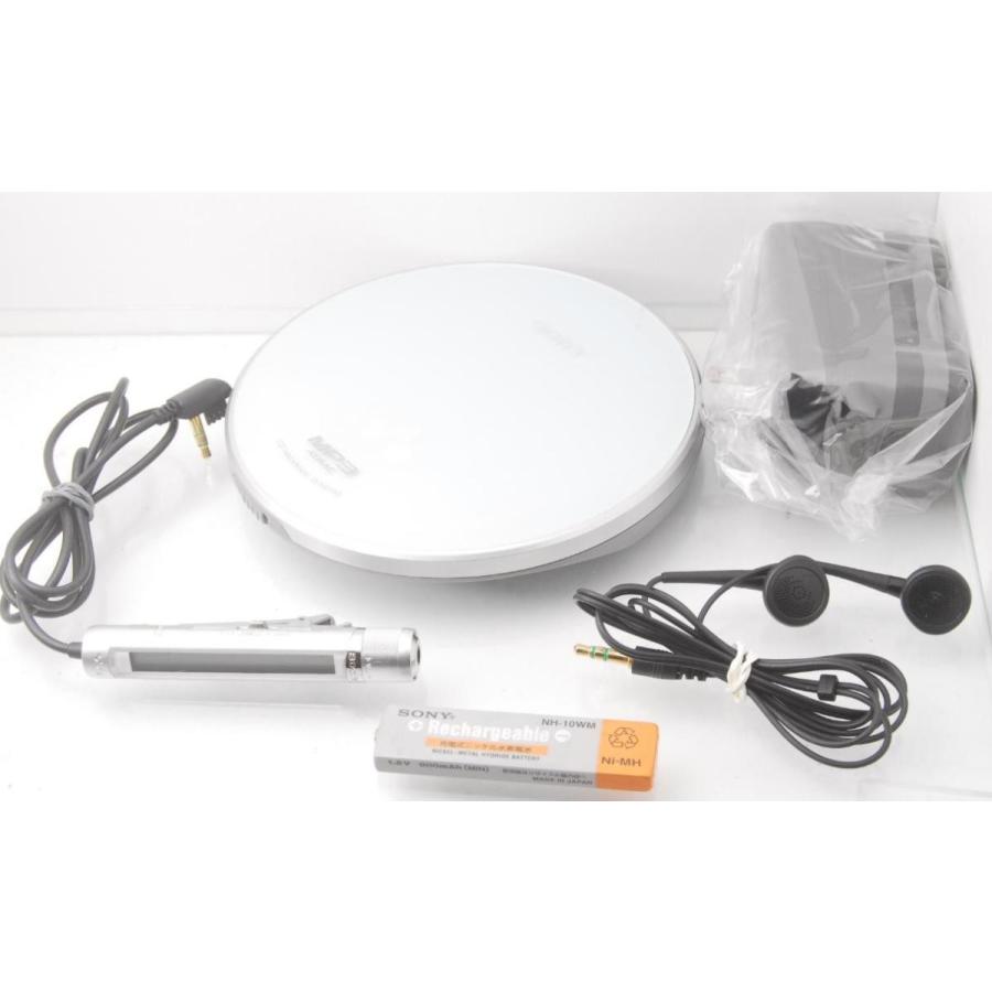 ポータブル CD プレイヤー SONY D-NE730-S シルバー CDウォークマン