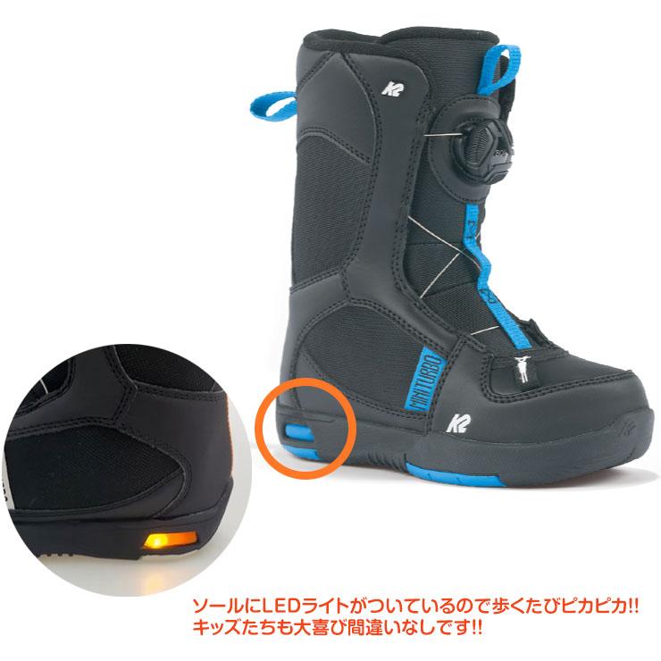 キッズ スノーボード3点セット】K2 MINI TURBO スノーボード ＆ K2