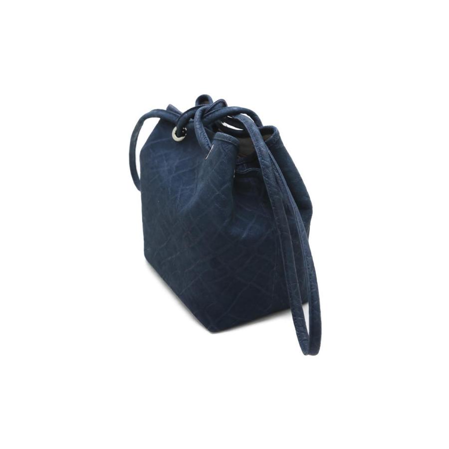 LE'SAC（レザック） オイルエレファントレザー 巾着ショルダーバッグ