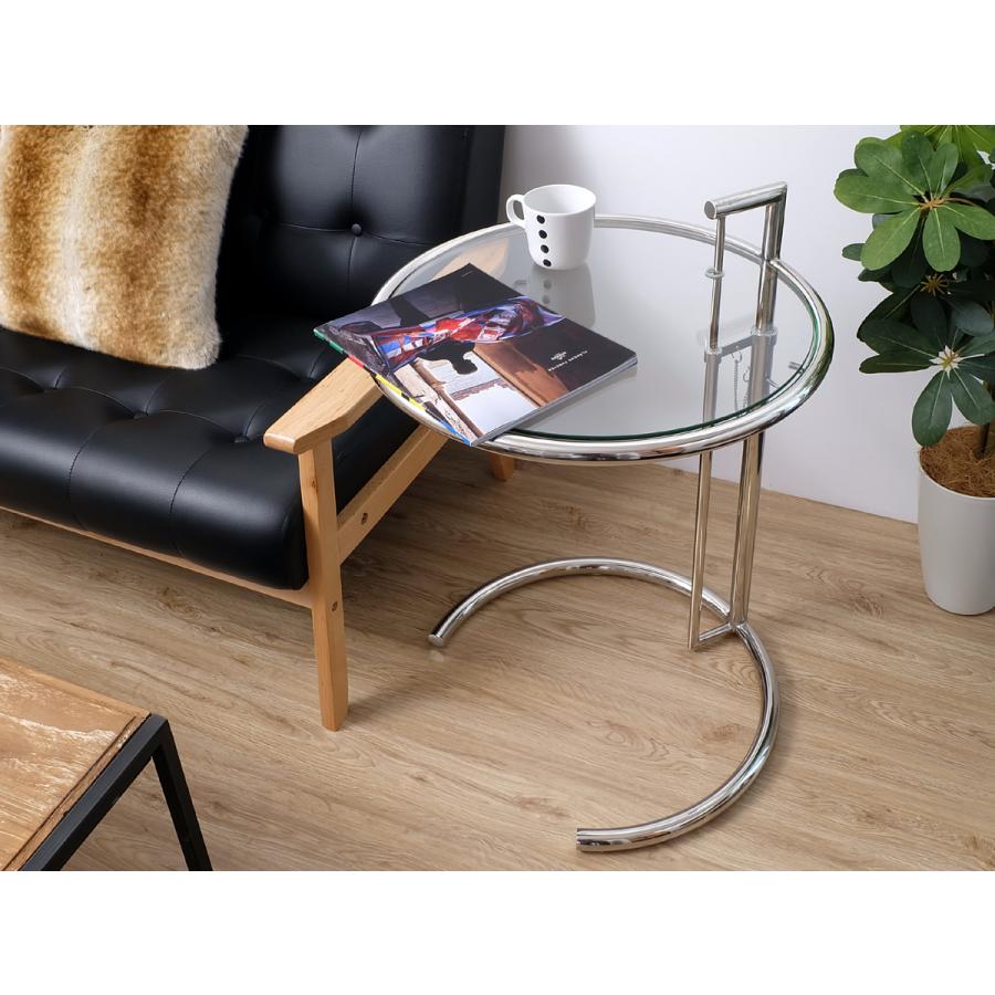 アイリーングレイ アジャスタブルテーブル 7段階調整 サイドテーブル