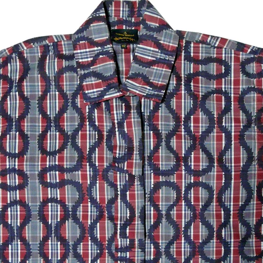 Anglomania Vivienne Westwood Tartan with Squiggle sleeveless shirt