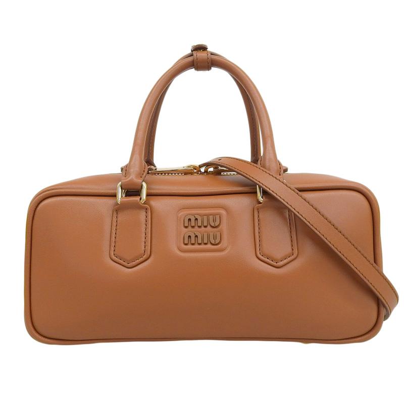 miu miu（ミュウミュウ） アルカディ ラージ 2WAYバッグ ハンドバッグ