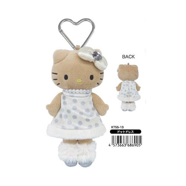 ハローキティ サンリオ スタイルアップマスコット ドットドレス