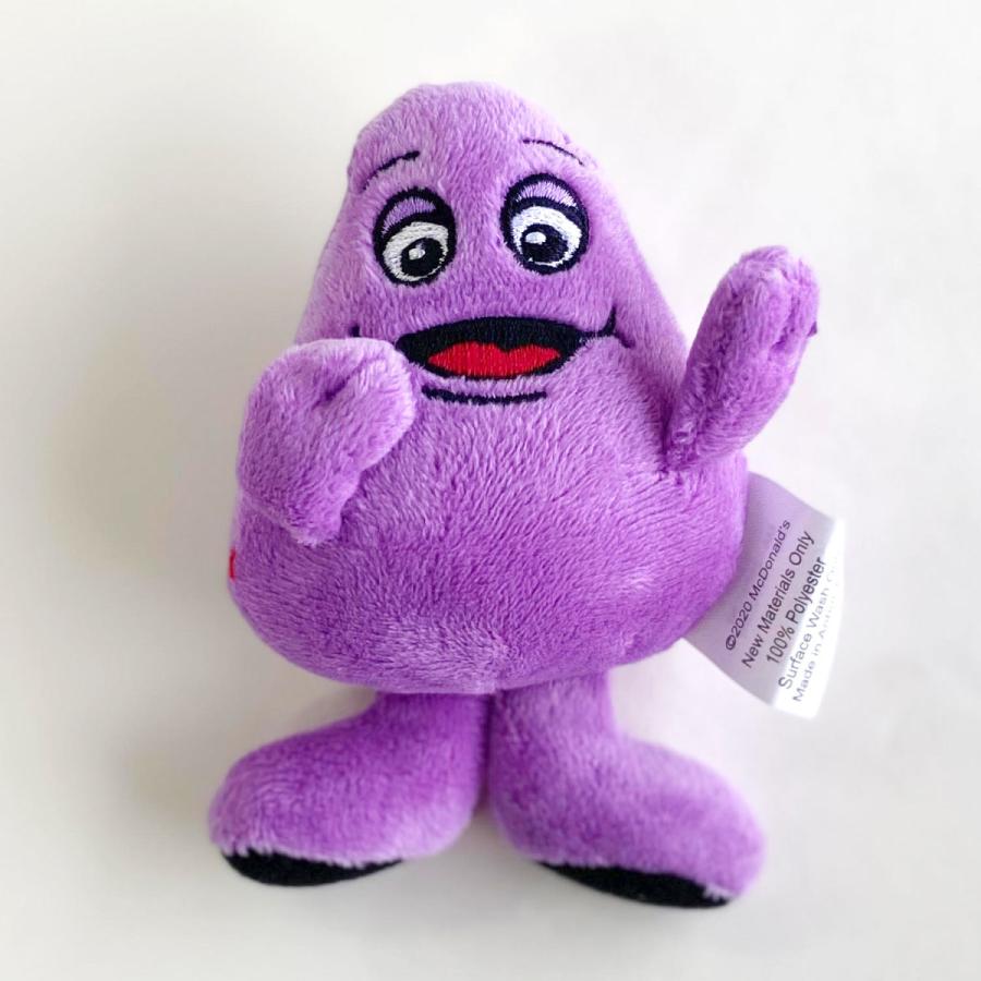 McDonald's GRIMACE DOLL マクドナルド グリマス ぬいぐるみ : ROBLES