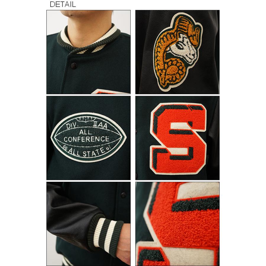 HOUSTON（ヒューストン） スタジャン メルトン アワード ジャケット