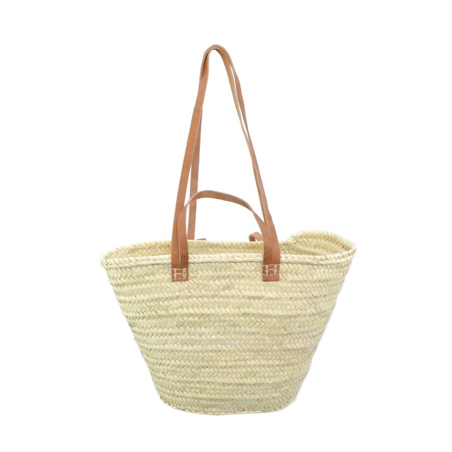 モロッコ製 マルシェかご 2ストラップ 2way かごバッグ : ラタンハウス