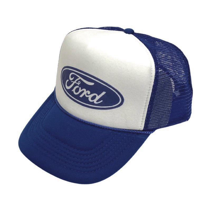 TRUCKER HAT USA フォード・モーター メッシュキャップ ネイビー