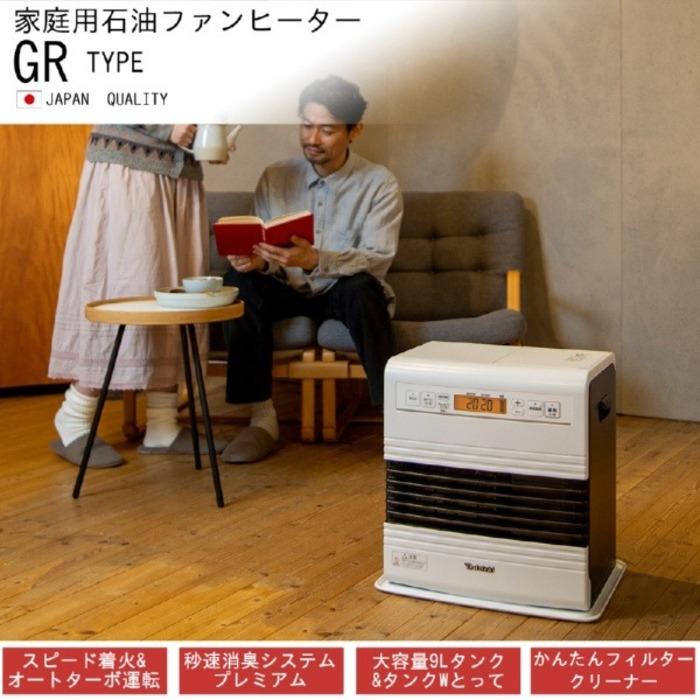 GR(家電) ダイニチ工業 FW-3725GR(W) 家庭用石油ファンヒーター GR