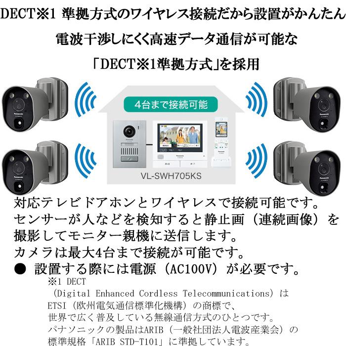 Panasonic（パナソニック） VL-WD813K センサーライト付ワイヤレス