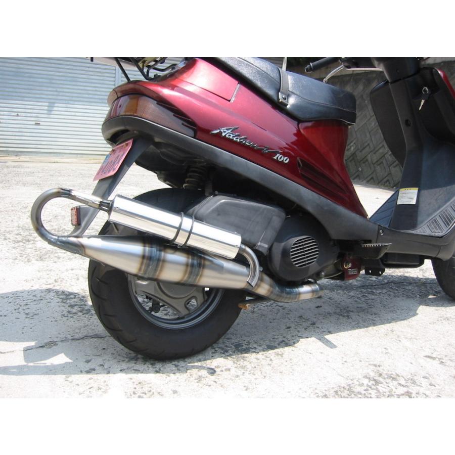 rb-works製☆アドレスV100☆ユーロチャンバー☆ブラックサイレンサー