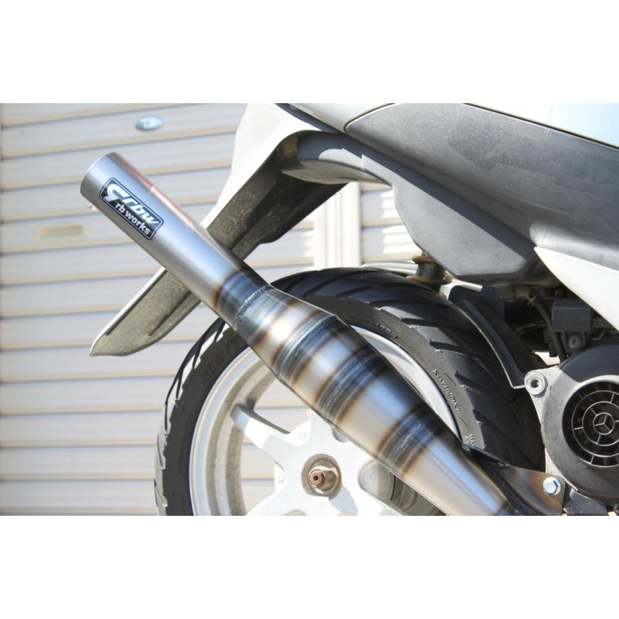 rb-works製スズキZZ/レッツII用☆ショットガンチャンバー (マフラー