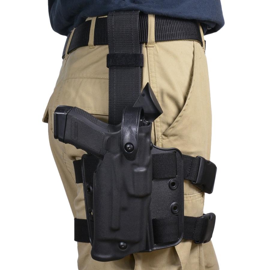 SAFARILAND レッグホルスター Glock19 23 ライト対応 右 Wロック