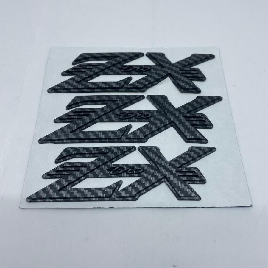 新品 ライブDIO AF34 AF35 ZX エンブレム 3枚/1SET カーボン 風