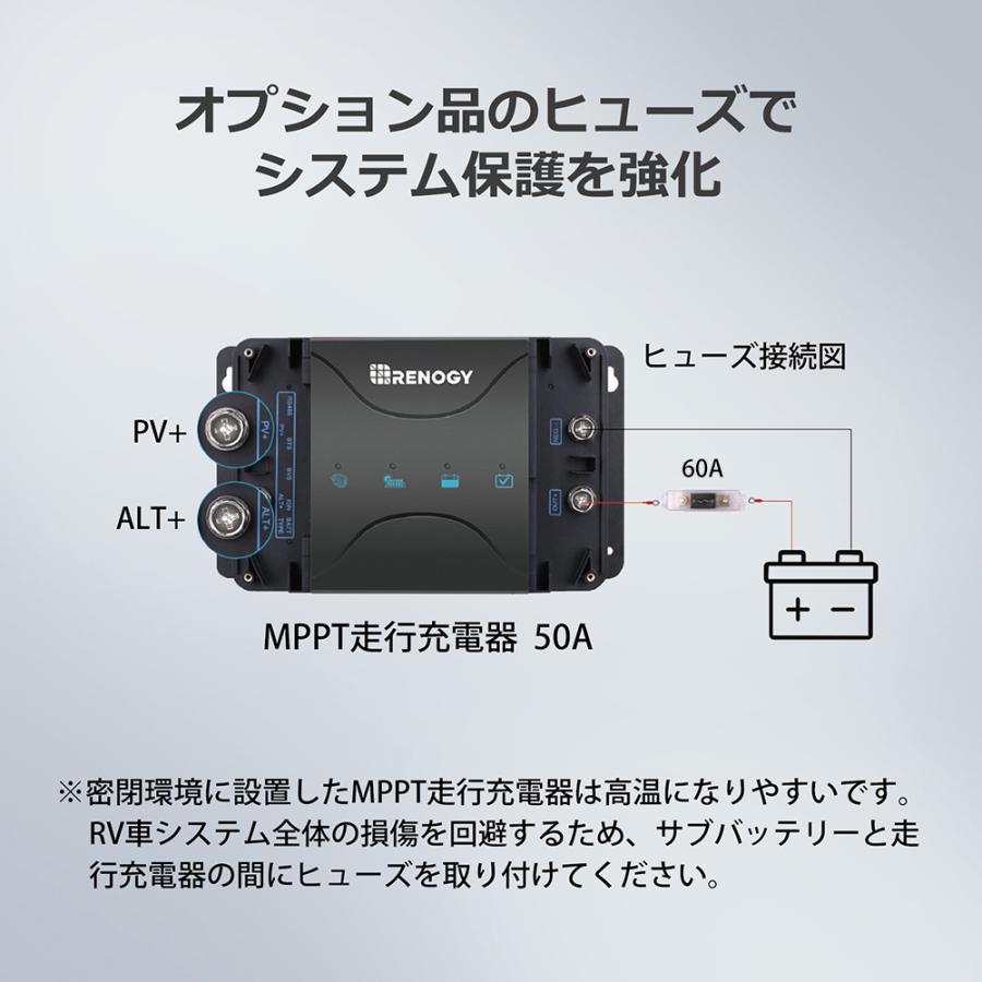 RENOGY（レノジー） RENOGY 12V 50A 走行充電器 MPPTチャージャー内蔵