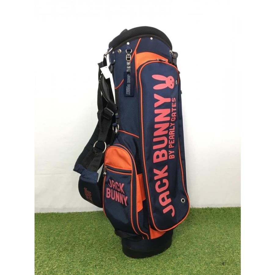 Jack Bunny!!（ジャックバニー） スタンド式キャディバッグ ネイビー