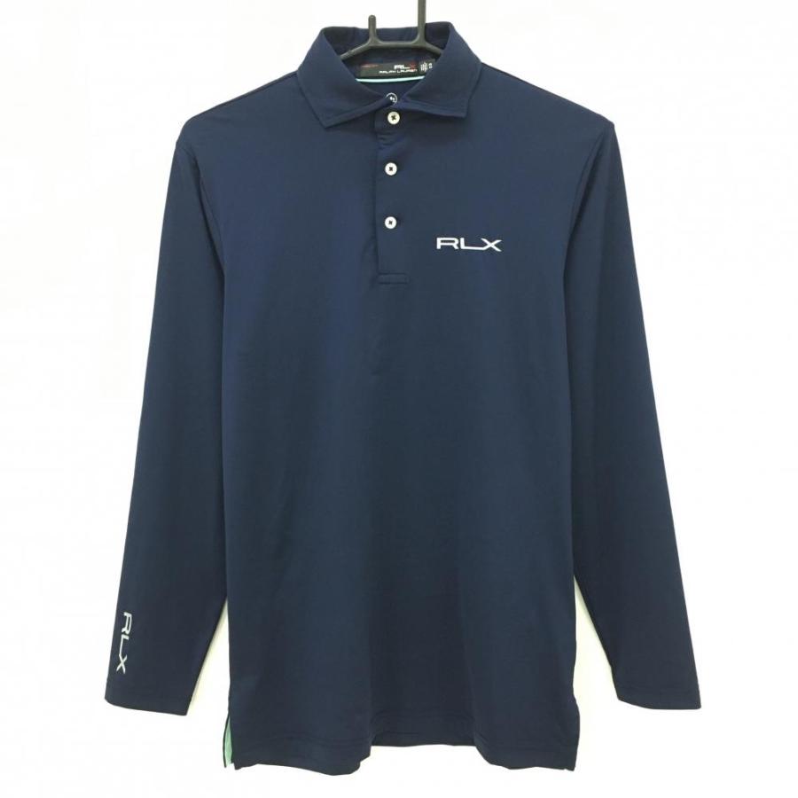 RLX RLXラルフローレン 長袖ポロシャツ ネイビー WICKING メンズ XS TP