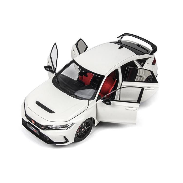 Paudi 1/18 ホンダ シビック タイプR FL5 2023 ホワイト 開閉 Honda