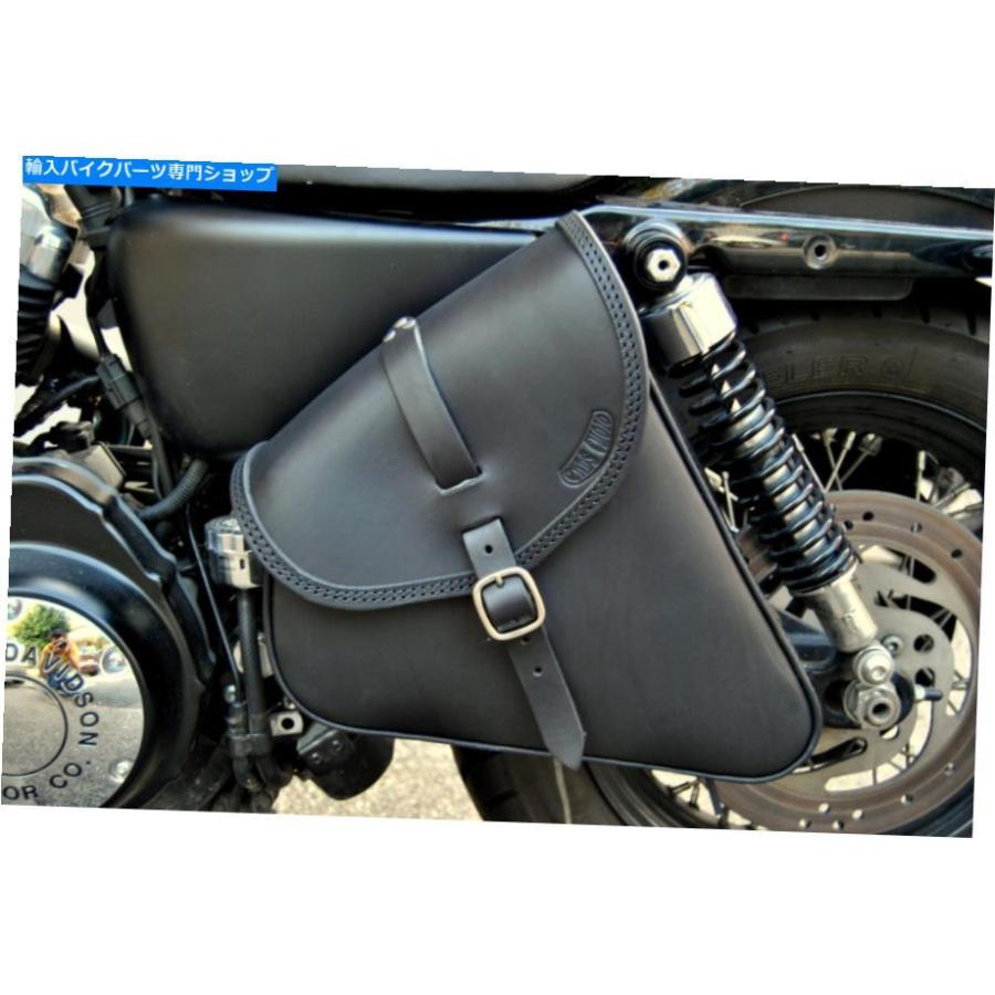 サイドバック ハーレーダビッドソンスポーツスター48、鉄、72用レザー