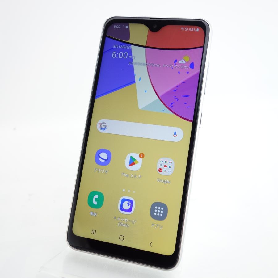 Galaxy 【SIMフリー】GALAXY A21 シンプル SCV49 ホワイト au版SIM