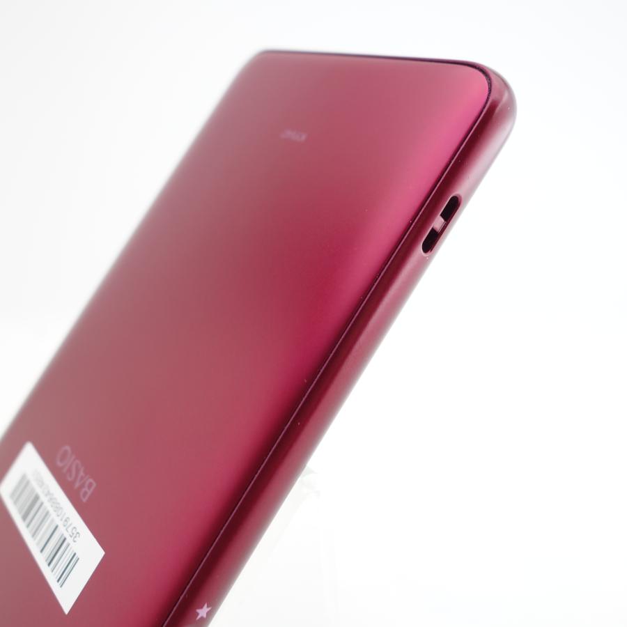 BASIO 【SIMフリー】BASIO4 KYV47 ワインレッド au版SIMロック解除品