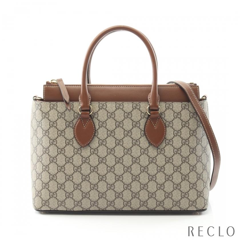 GUCCI（グッチ） GUCCI GGスプリーム ハンドバッグ トートバッグ PVC