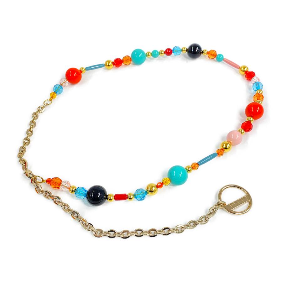 エミリオプッチ マルチカラービーズチェーンベルト/マルチカラー