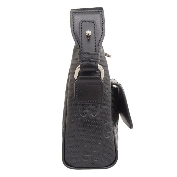 GUCCI（グッチ） バッグ メンズ ショルダーバッグ レザー ブラック