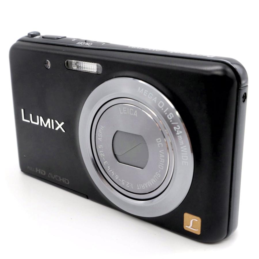 訳あり》 コンパクトカメラ Panasonic LUMIX DMC-FX80 ブラック k2714