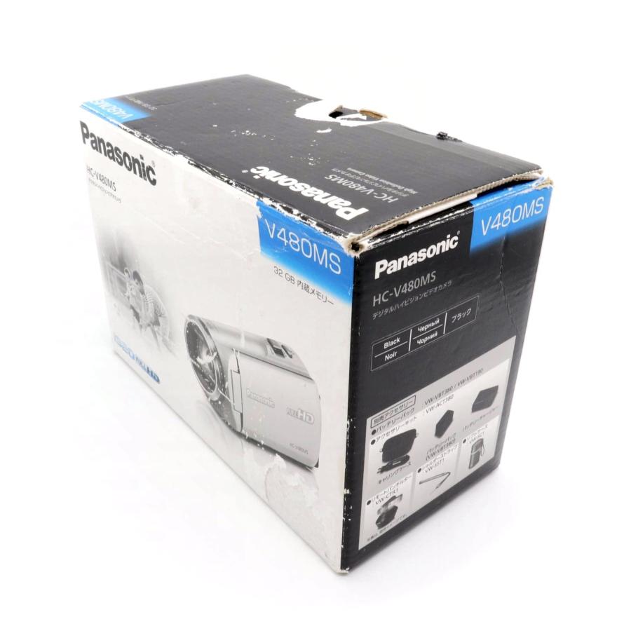 極上美品》 ビデオカメラ Panasonic HC-V480MS-K ブラック