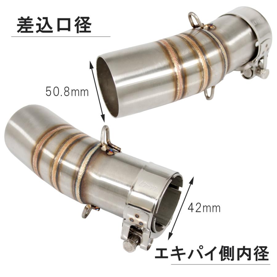 カワサキ（Kawasaki） ミドルパイプ 中間パイプ Ninja250 Ninja400