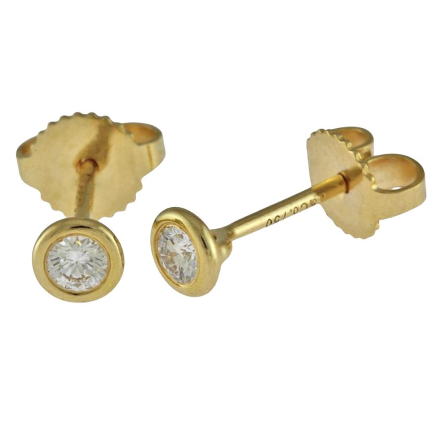 TIFFANY&Co.（ティファニー） バイザヤード ピアス 18金 K18イエロー