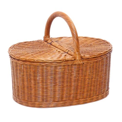 ピクニックバスケット 籐 かご バスケット グランピング ラタン かごの