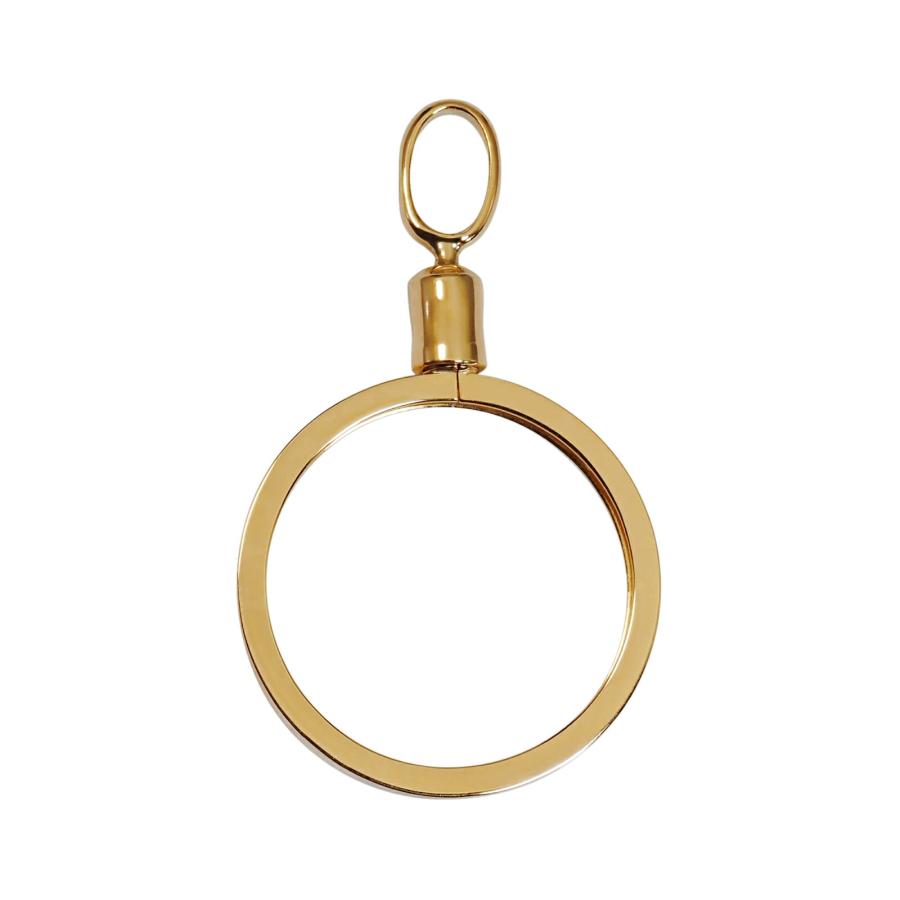 1個売り】 コイン空枠パーツ 18金 イエローゴールド メイプルリーフ