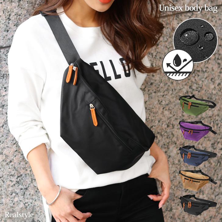 REAL STYLE ボディバッグ レディース メンズ ショルダーバッグ ワン