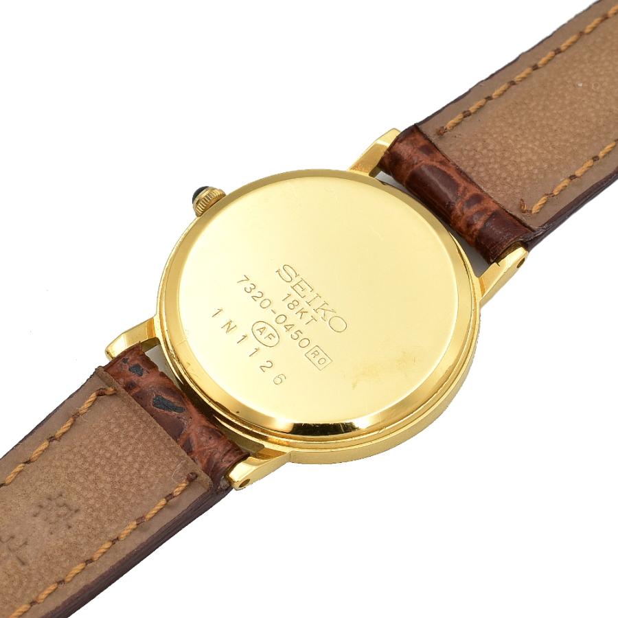 SEIKO セイコー エクセリーヌ 18KT刻印 7320-0450 QZ クォーツ