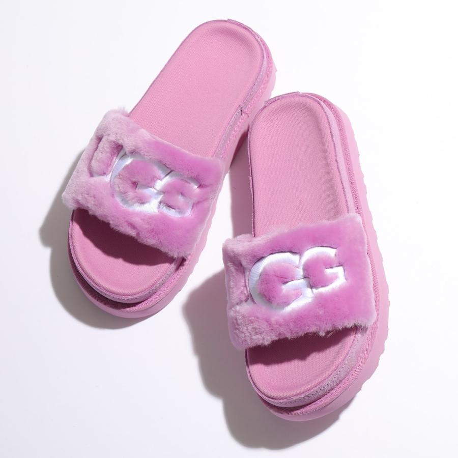 UGG（アグ） サンダル LATON FUR SLIDE レイトン ファー スライド