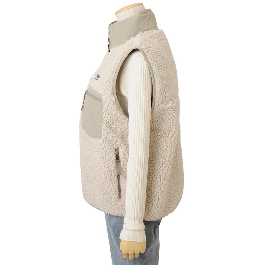 patagonia（パタゴニア） フリースベスト レディース ベージュ 23084